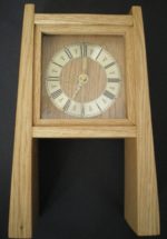 This mantle clock was inspired by the furnature designer James Krenov